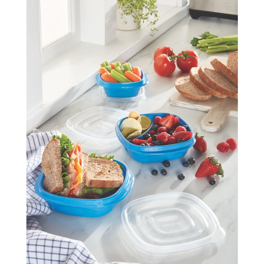 TakeAlongs® Food Storage 2.9 Cup Square Containers, Meal Prep