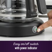 Easy on and off switch with power indicator on coffeemaker image number 1