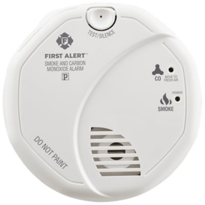 Photoelectric Smoke Carbon Monoxide Alarm Combination With 10 Year Battery