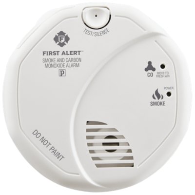 Combination Smoke and Carbon Monoxide Alarm, Battery Operated