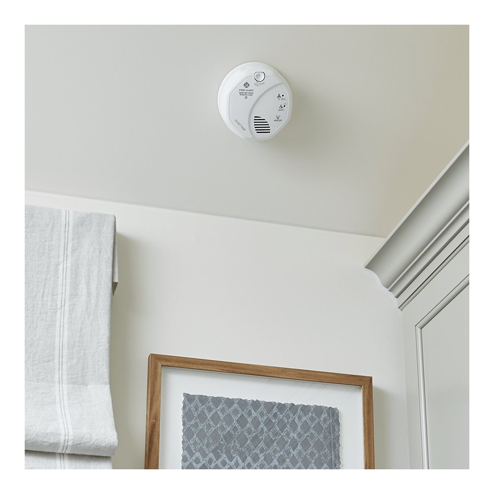 Smoke And Carbon Monoxide Alarm Combination Battery Operated First Alert