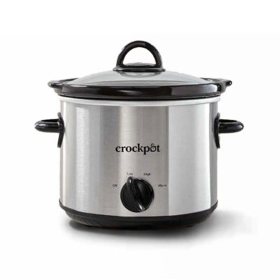 Crockpot™ 3-Quart Slow Cooker, Manual, Silver