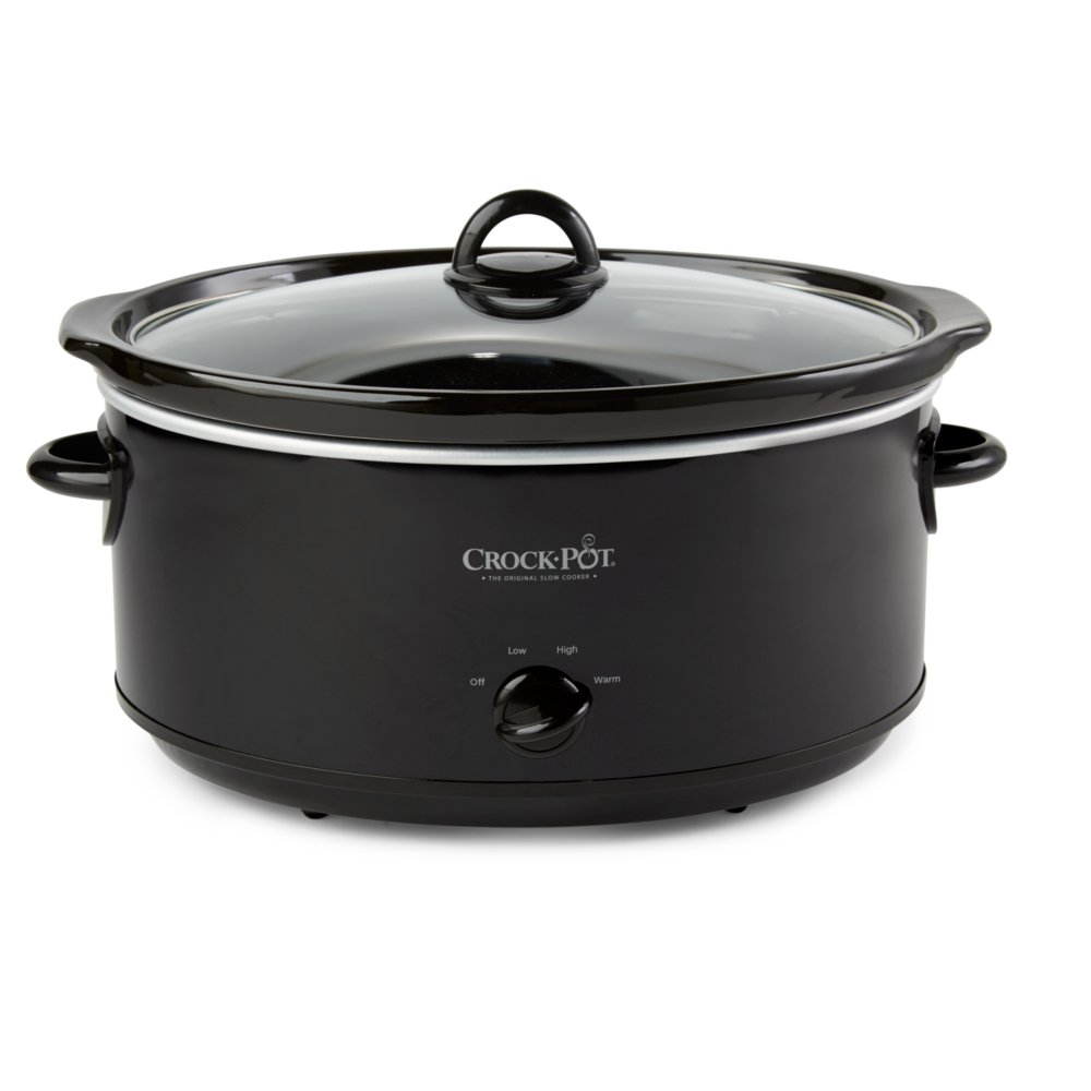 Crockpot™ 8.0-Quart Slow Cooker, Manual, Black | Crock-Pot