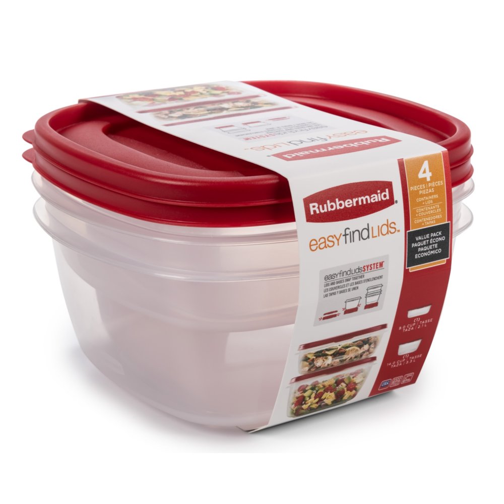 Rubbermaid Easy Find Lids 3 C. Clear Round Food Storage Container - Zettler  Hardware