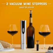 Oster® 4-in-1 Wine Kit with Rechargeable Wine Bottle Opener, Wine Pourer, Vacuum Wine Stoppers, and Foil Cutter image number 3
