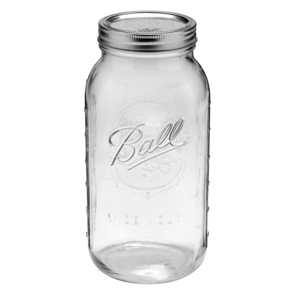 Mason Craft & More Glass Jar with Handle and Lid - Clear, 32 oz - Kroger