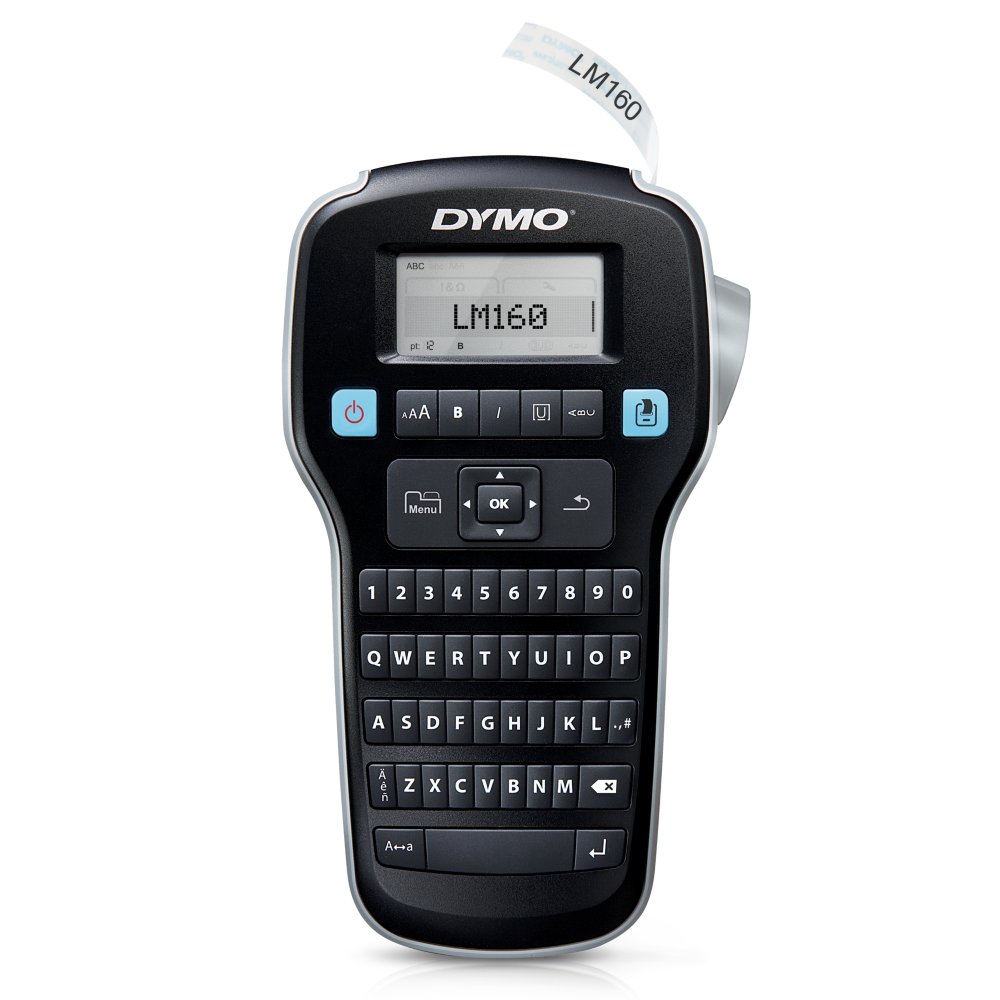 DYMO LabelManager 160 Etichettatrice portatile, Stampante per etichette a  trasferimento termico