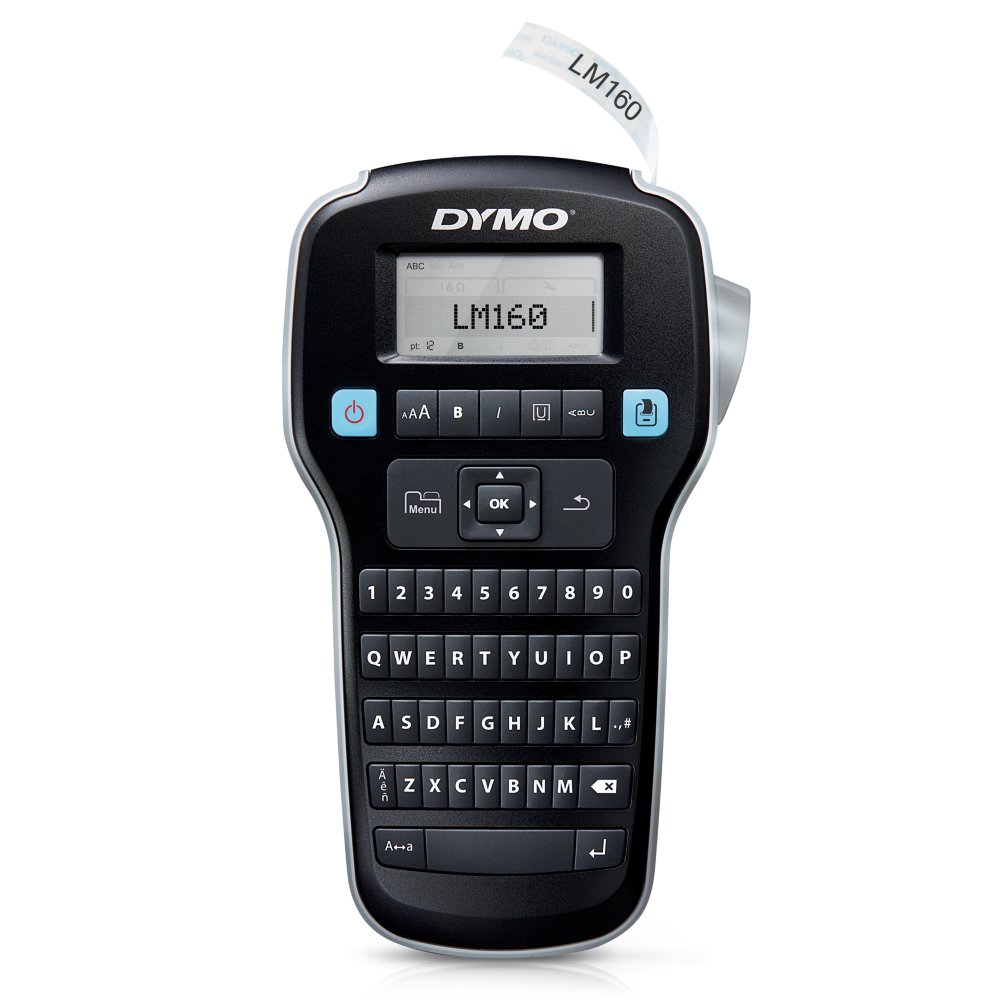 DYMO LabelManager 160 kit di etichettatrice portatile, Stampante per  etichette palmare