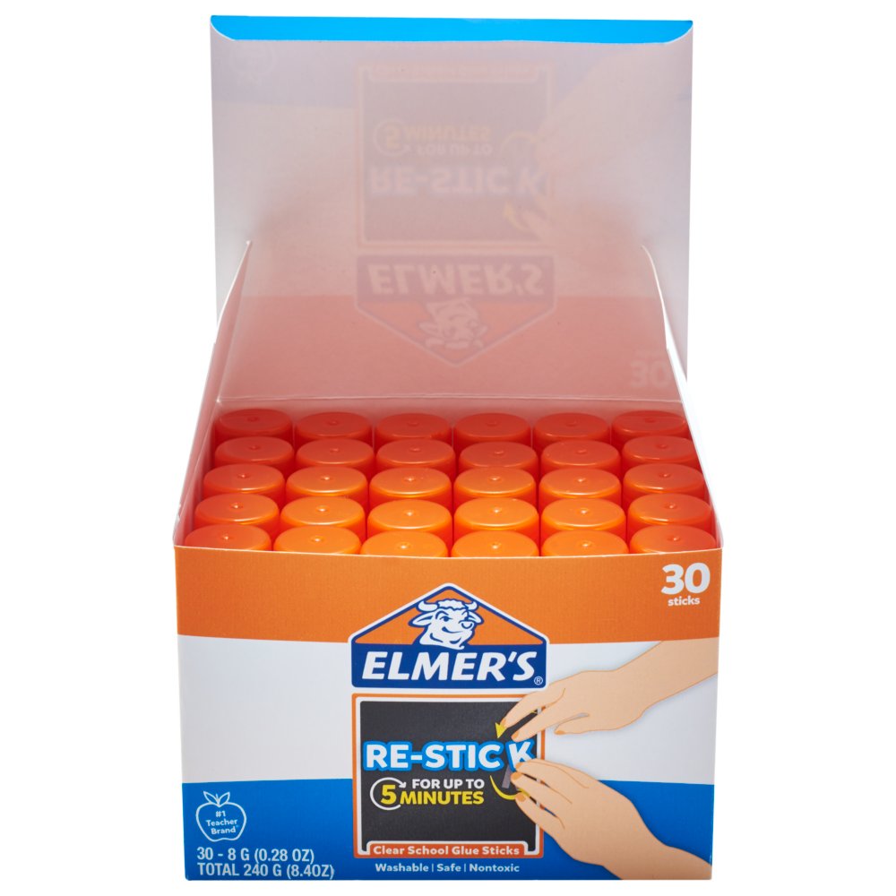Elmer's E627 0.53 oz. Repositionable Washable School Glue Stick
