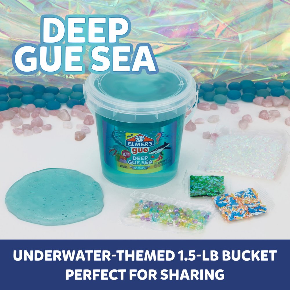 Elmer's Deep Gue Sea Slime Bucket - 1.5 lb