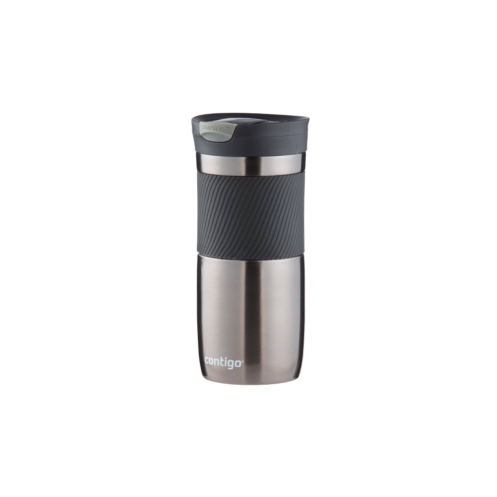 Contigo Byron Snapseal Stainless Steel Travel Mug, 16 oz, Gunmetal  (SSH100A01)