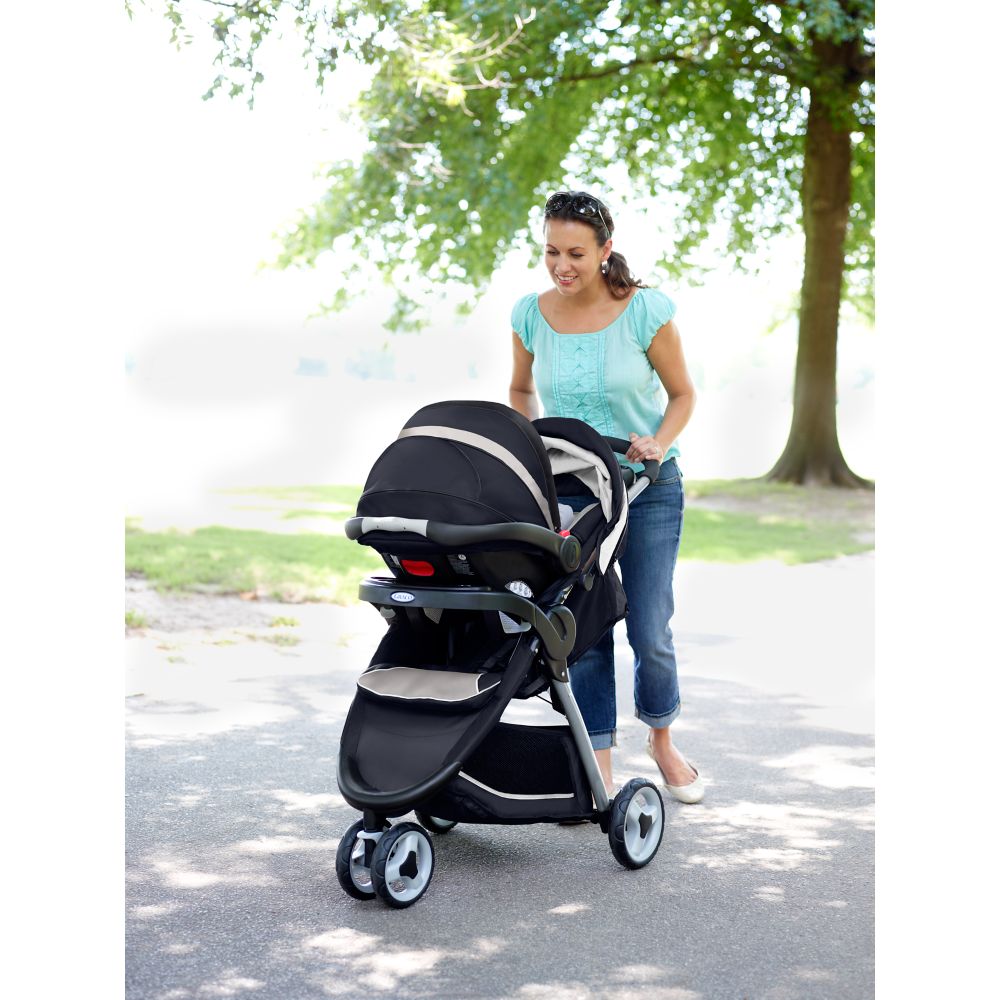 Graco fastaction fold sport click connect travel system stroller greenhill Qbi98nll805dsm