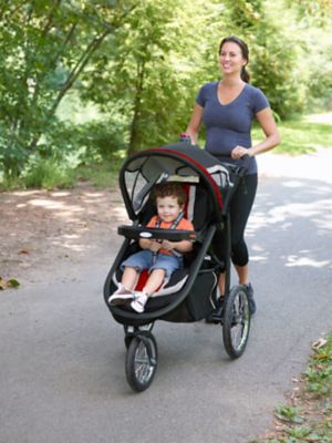 graco relay click connect jogging stroller travel system