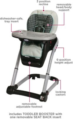 graco high chair replacement tray