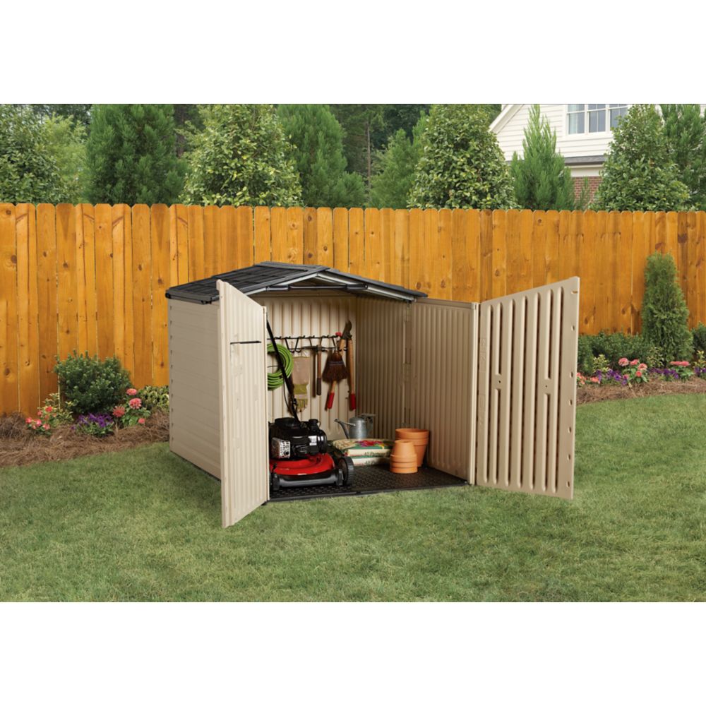 Rubbermaid Olive Horizontal Storage Shed