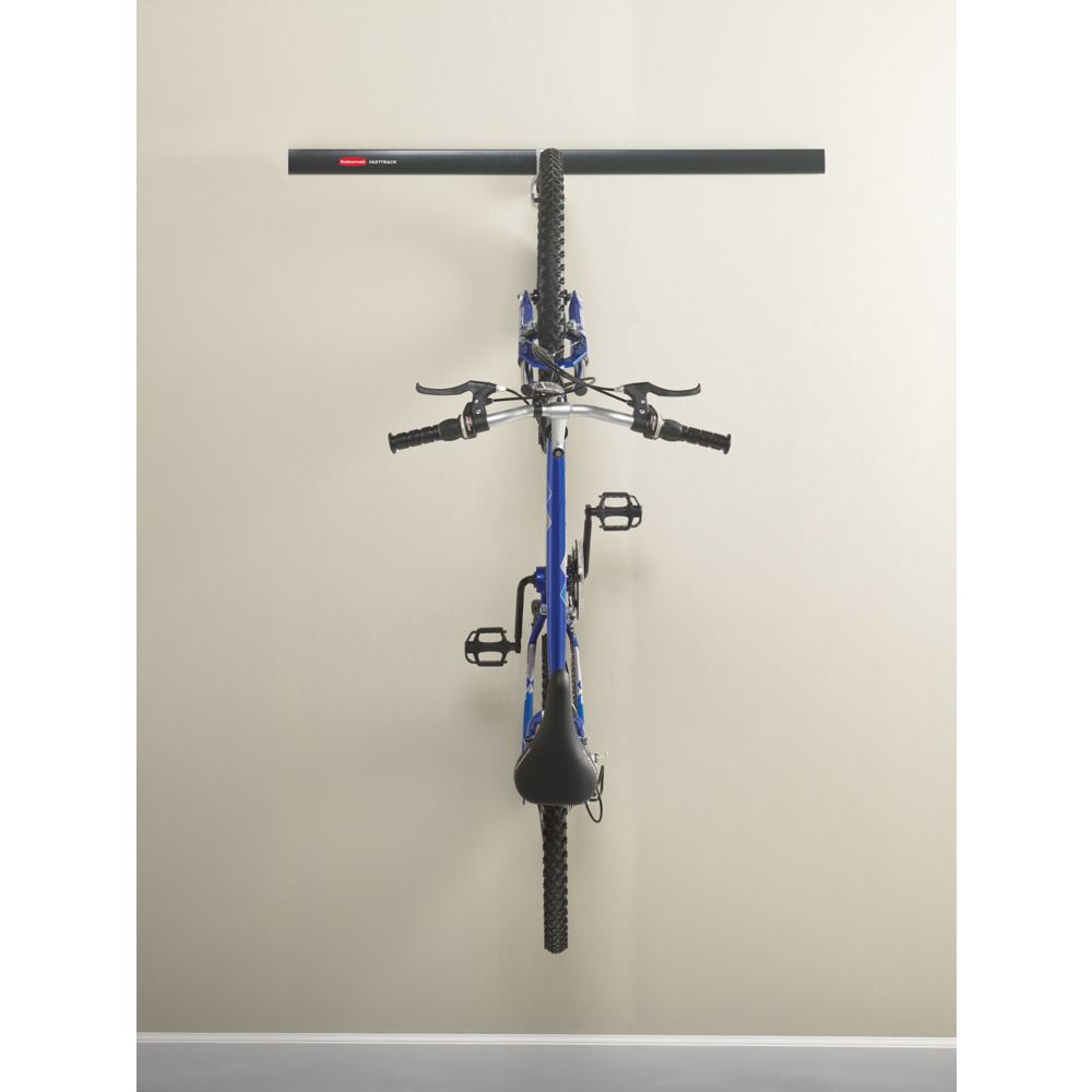 Rubbermaid 1784463 FastTrack Vertical Bike Rack, Holds 50-Lb