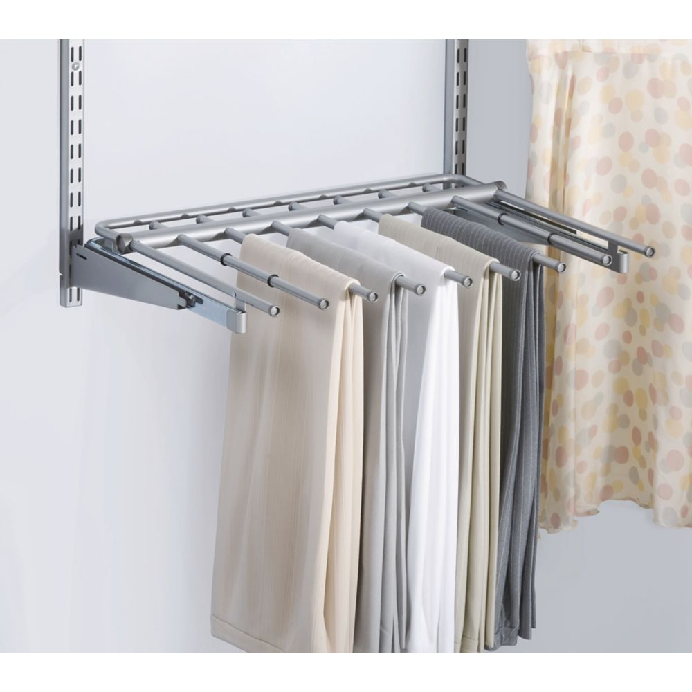  Rubbermaid Configurations Pants Rack, Titanium, Holds