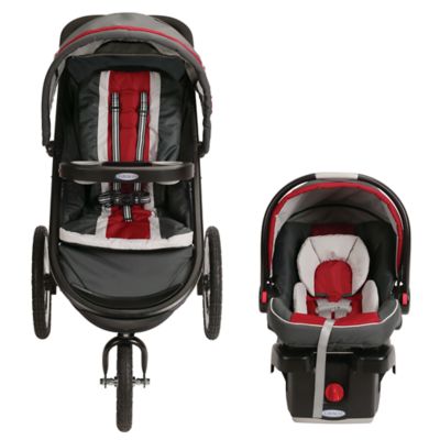graco red and black stroller