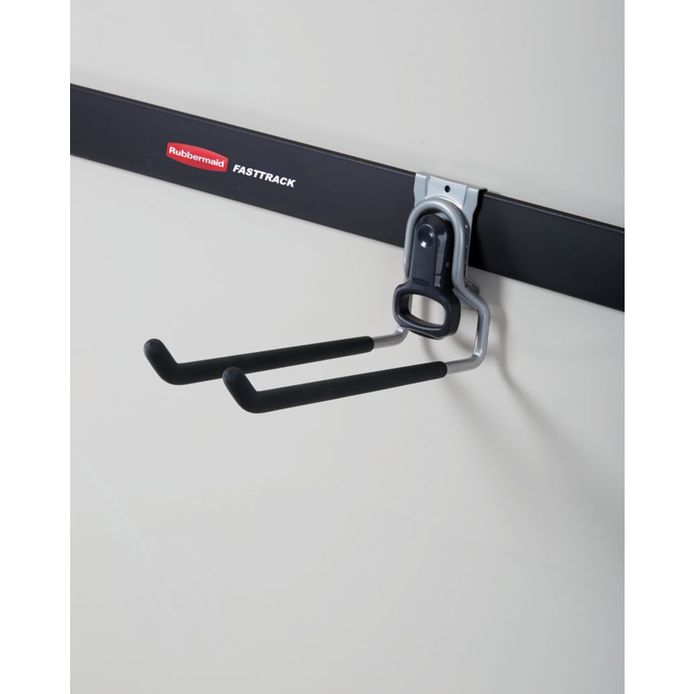 Rubbermaid Fasttrack hooks for my garage : r/3Dprinting