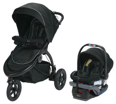 graco jogging stroller yellow and black