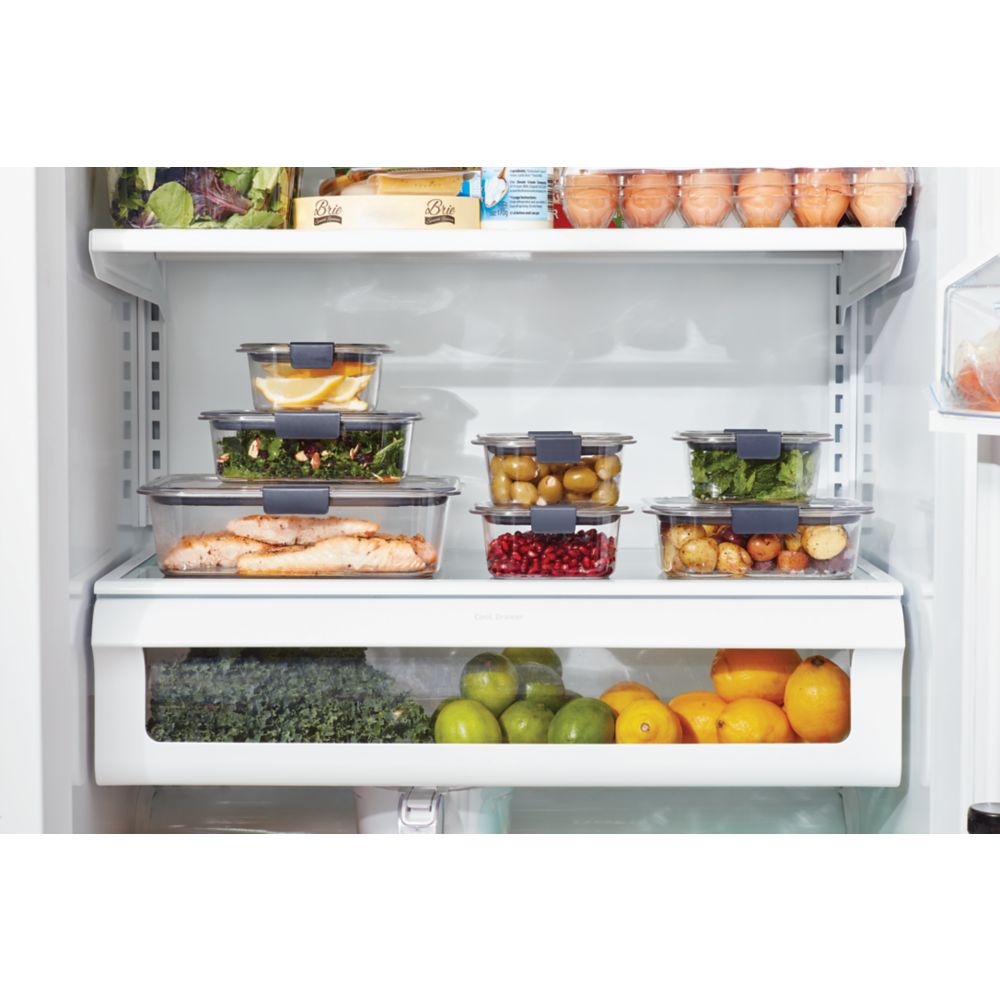 Rubbermaid Brilliance 1.3 C. Clear Rectangle Food Storage Container  2024345, 1 - City Market