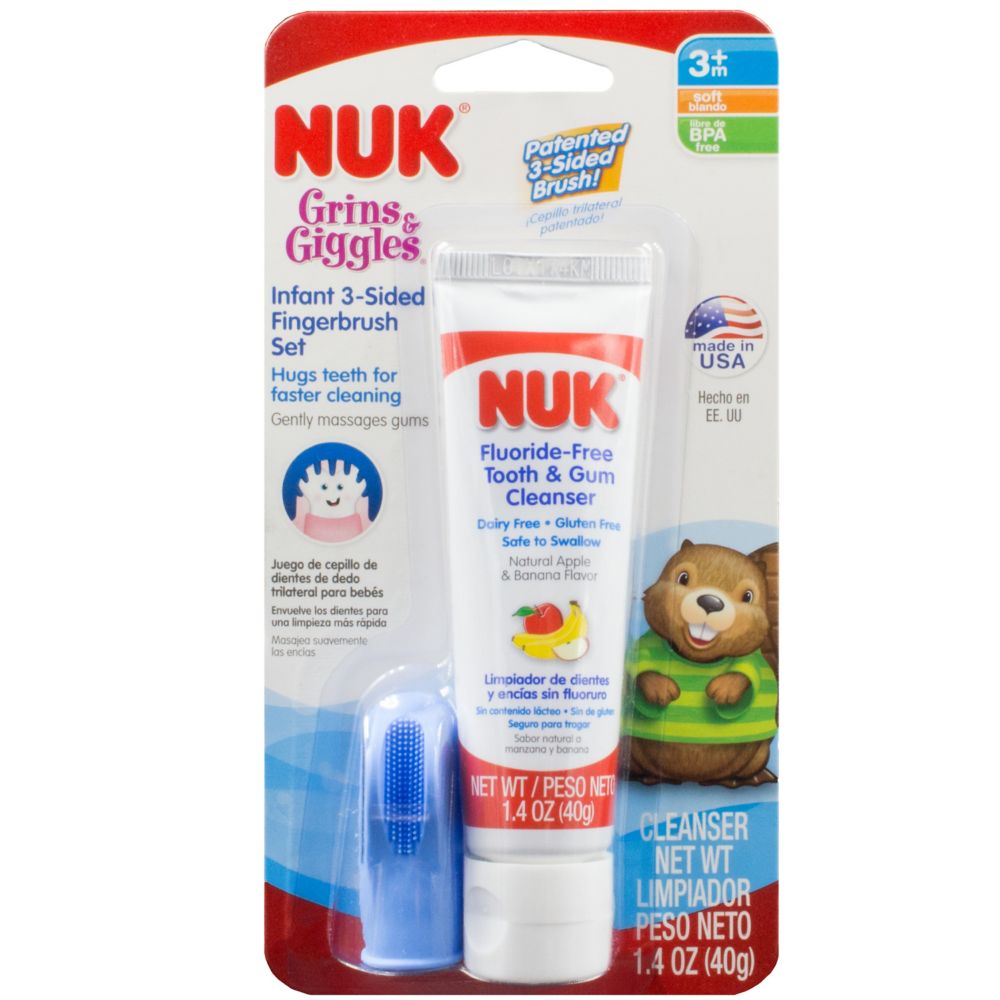 Nuk on sale finger brush