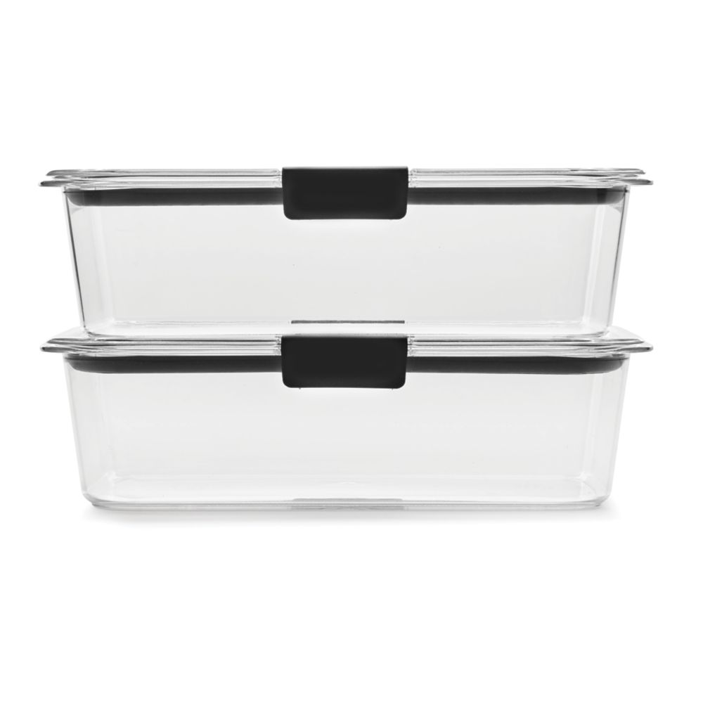 Brilliance™ Large Food Storage Containers, Rectangle Rubbermaid