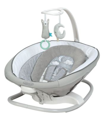 graco sense2soothe baby swing with cry detection technology in sailor