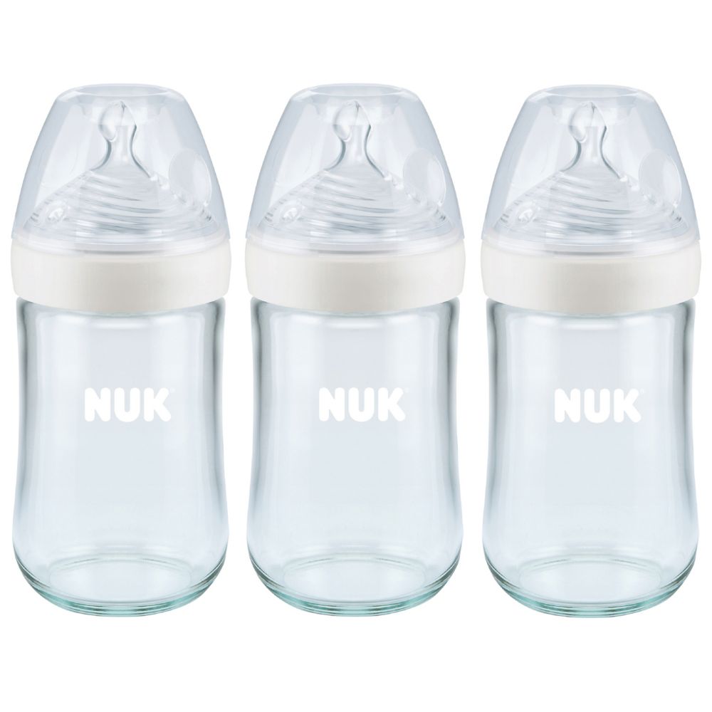 8oz Glass Baby Bottle with Silicone Sleeve