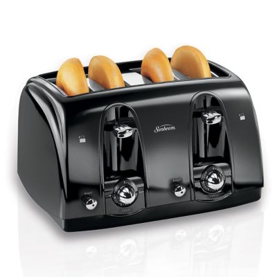 Sunbeam® 4-Slice Extra-Wide Slot Toaster, Black