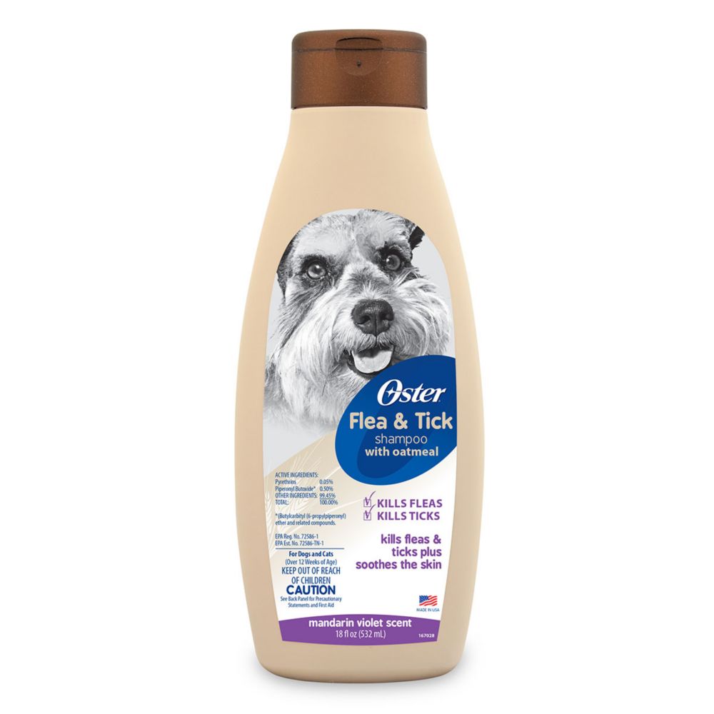 Dog shampoo outlet for fleas