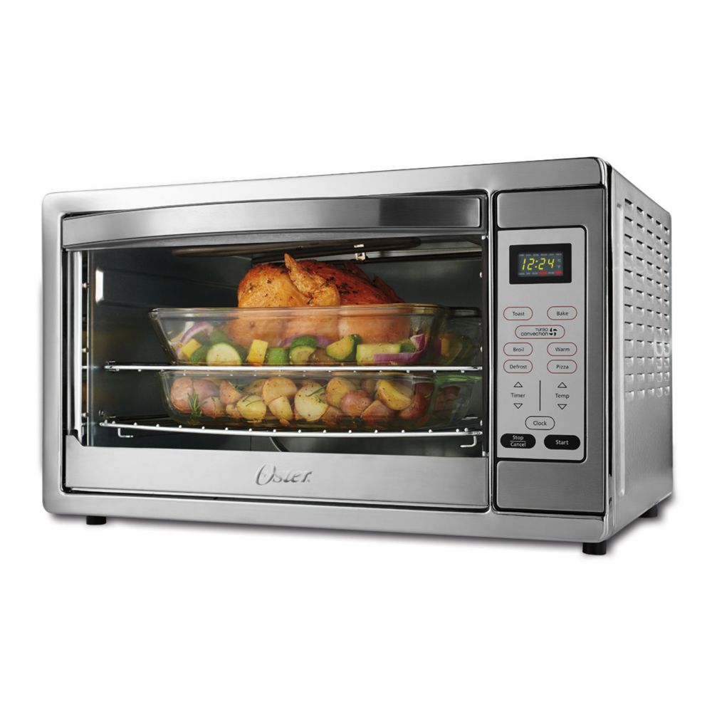 Oster TSSTTVFDDG-B French Door Toaster Oven, Extra Large, Black