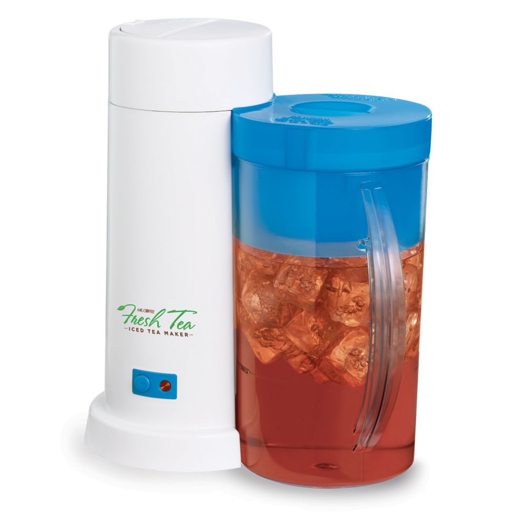 Mr. Coffee 3-Quart Iced Tea and Iced Coffee Maker, Blue