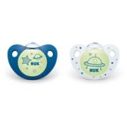Cute-as-a-Button Glow-in-the-Dark Orthodontic Pacifiers image number 0