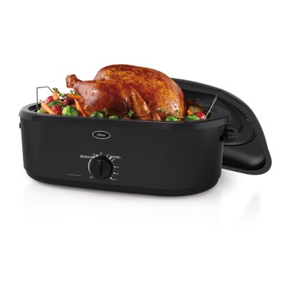 Oster® 16-Quart Roaster Oven with Self-Basting Lid, Black