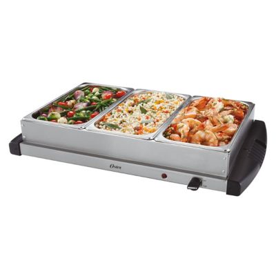 Oster® Large Triple Warming Tray Buffet Server
