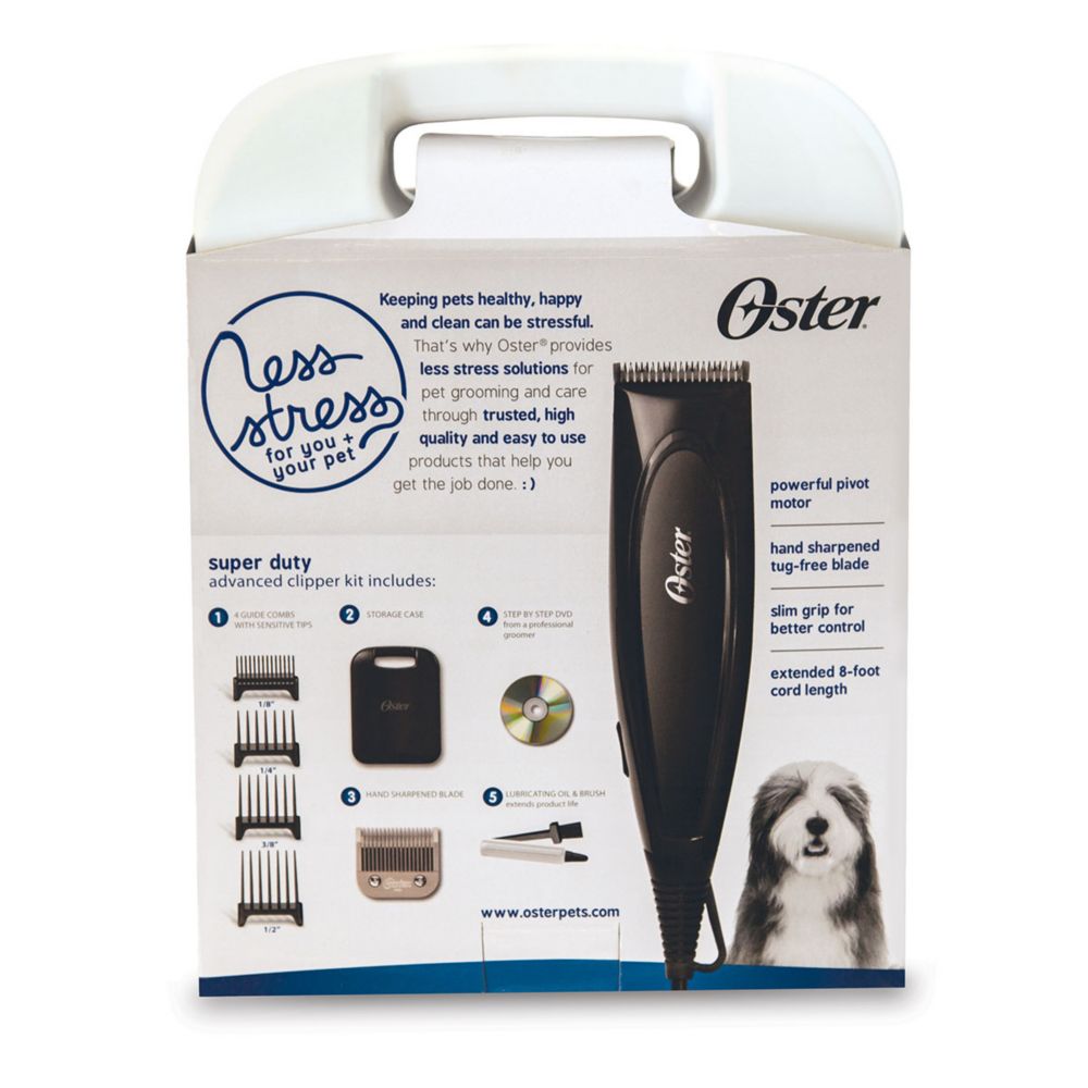 Oster calm clips shop less stress grooming kit