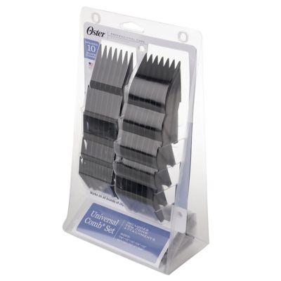 oster stainless steel 10 piece metal guide combs