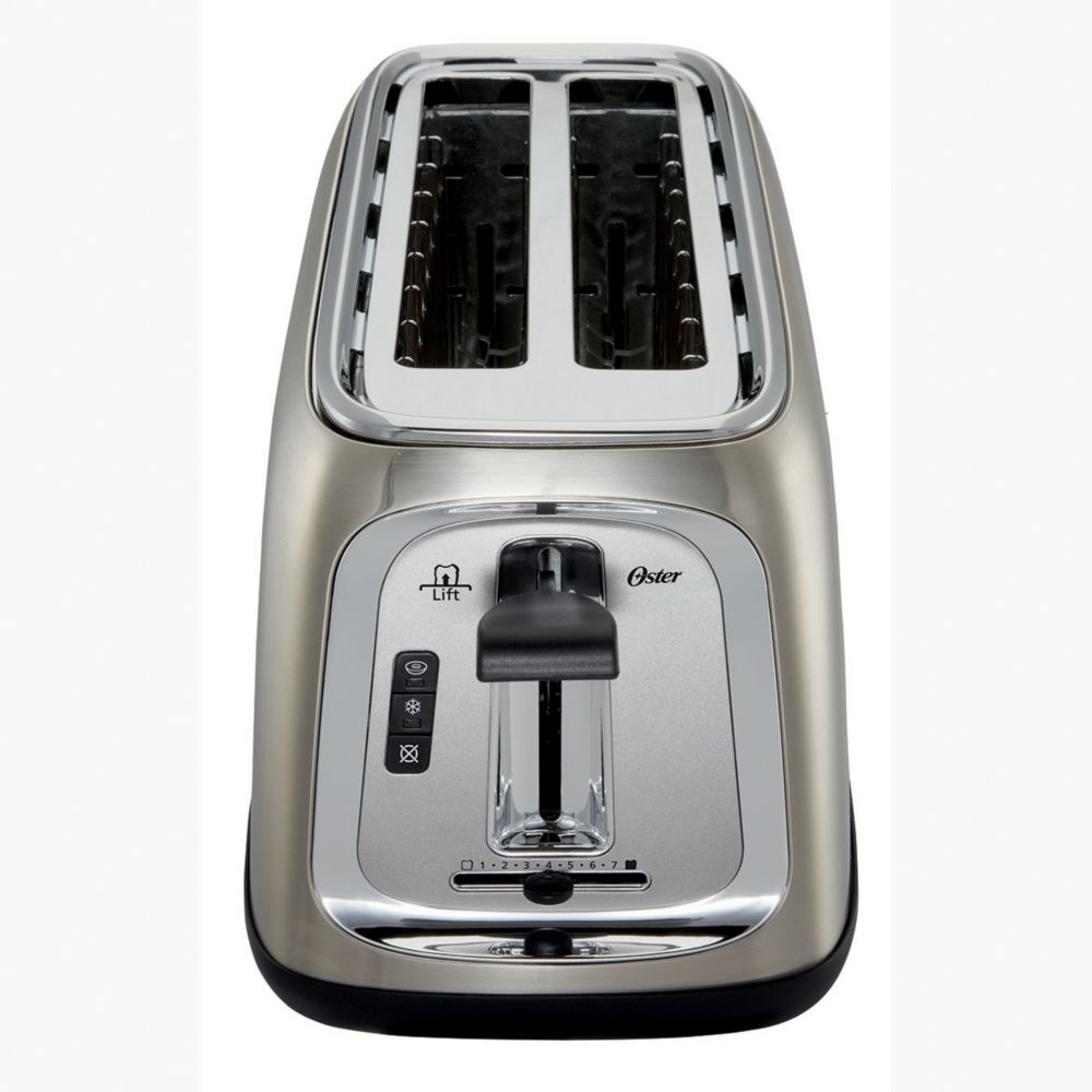 Oster 4-Slice Extra-Long-Slot Toaster Stainless Steel  - Best Buy