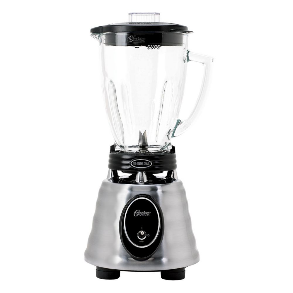 Oster BPCT02-BA0-000 6-Cup Glass Jar 2-Speed Toggle Beehive Blender,  Brushed Stainless