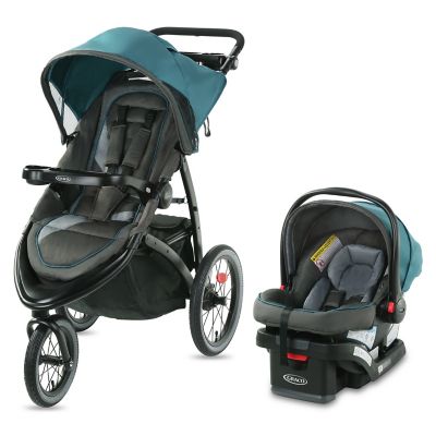 blue travel system prams