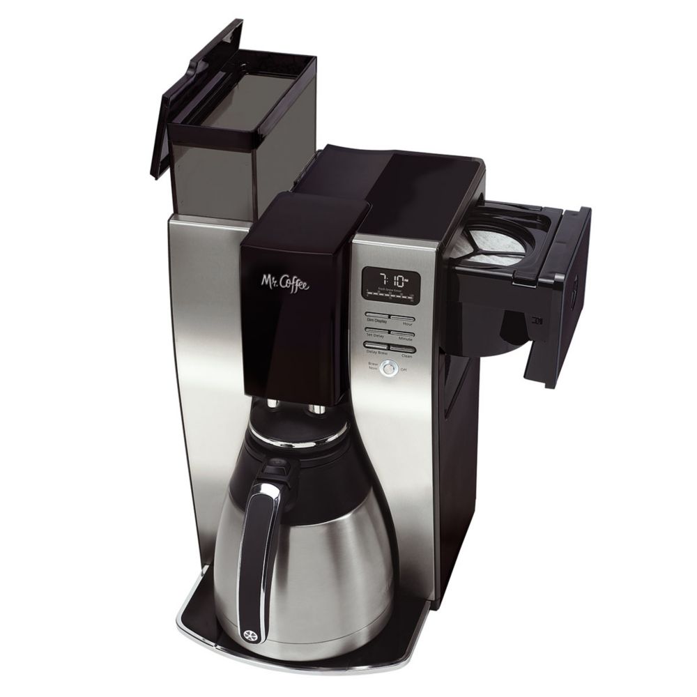 Mr. Coffee 12-Cup Coffee Maker with Rapid Brew System Stainless Steel  2121121 - Best Buy