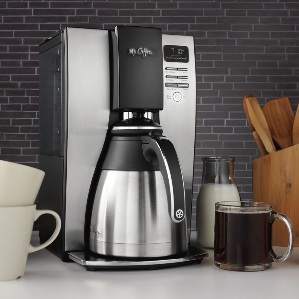 Mr. Coffee® Optimal Brew™ 10-Cup Programmable Coffee Maker with Thermal  Carafe | Mr. Coffee