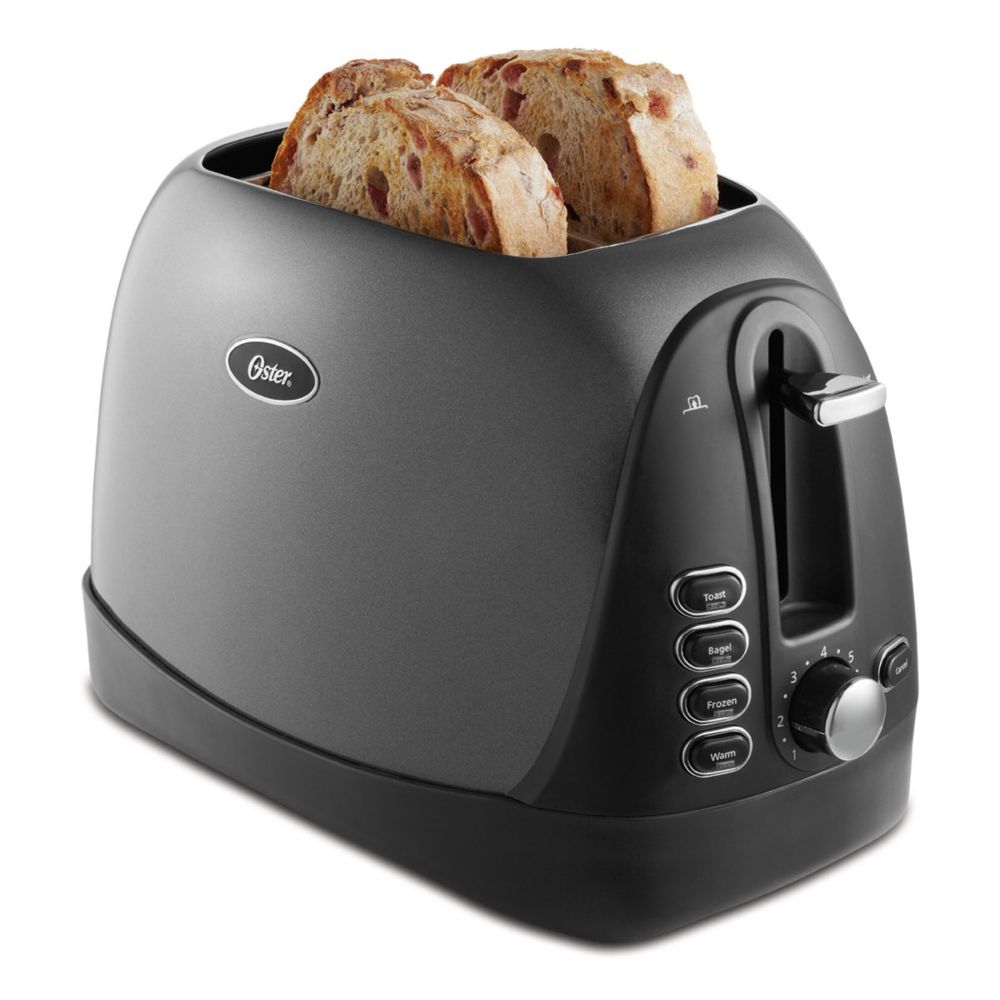 2 Slice Toaster with Thin Chrome Band Gray - Figmint™