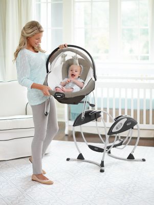 graco soothing system glider baby swing