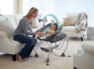 gliding baby swing