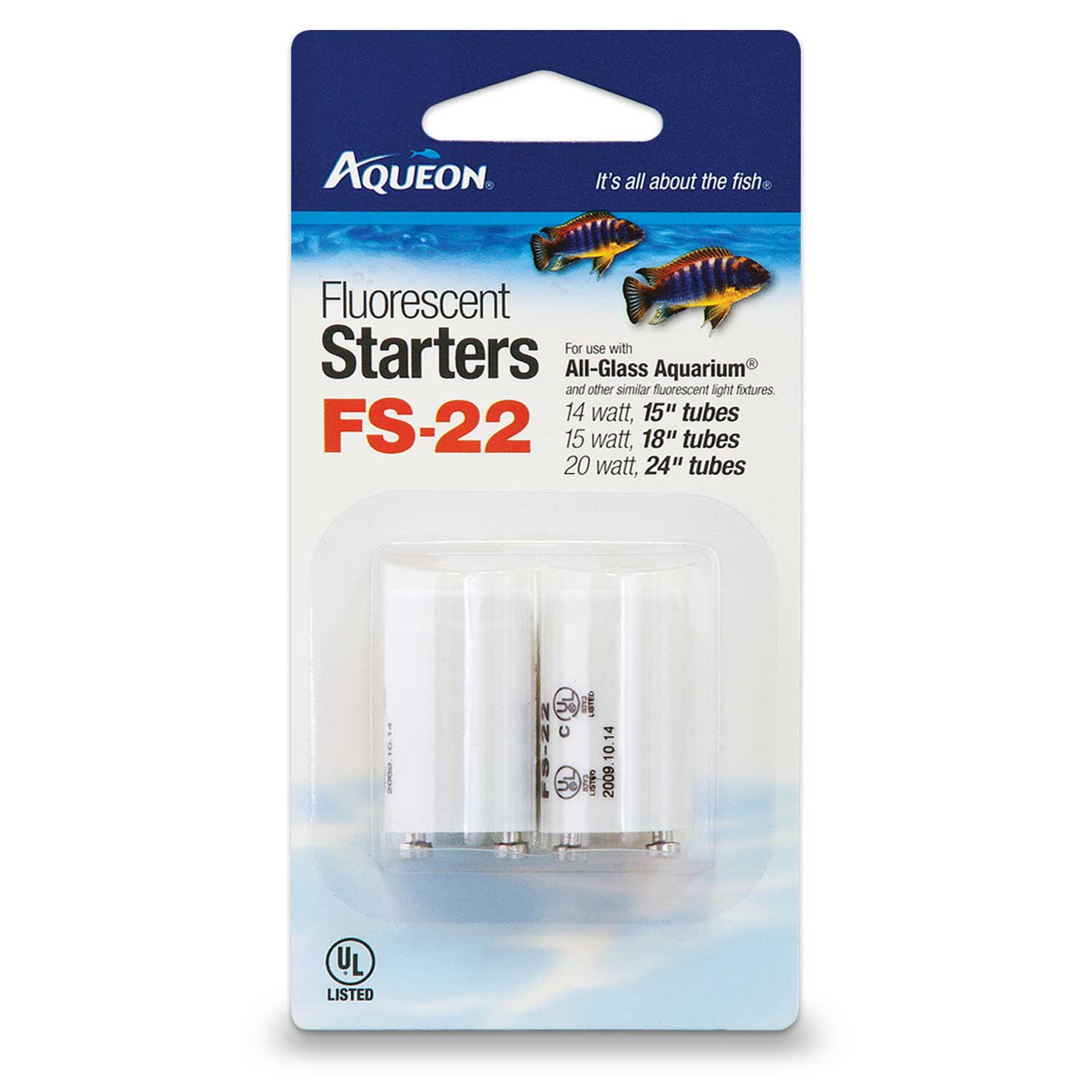 UPC 015905651004 product image for Aqueon Aquarium Flourescent Starter FS-22 (Pack of 2 starters) | upcitemdb.com