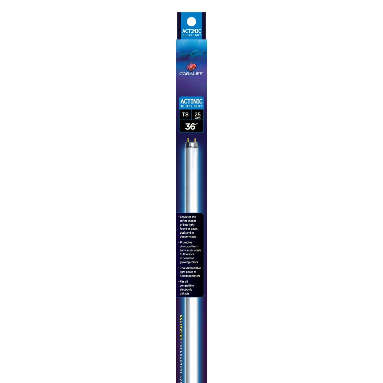 UPC 096316008311 product image for Coralife Actinic Fluorescent Bulb (36