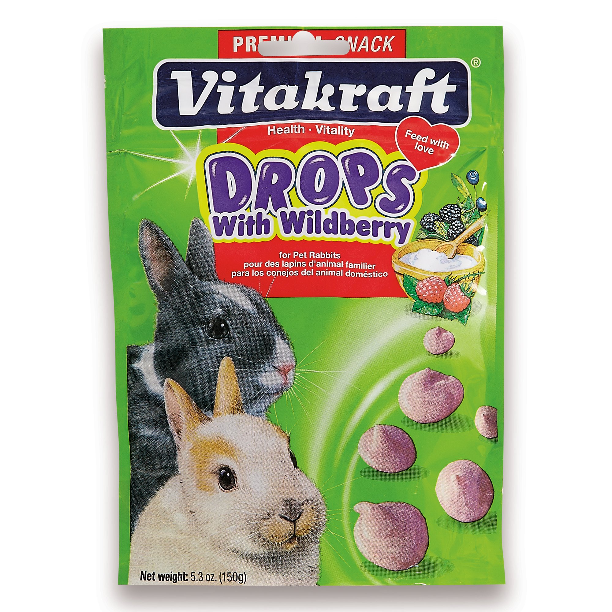Vitakraft Wildberry Drops for Rabbits Petco