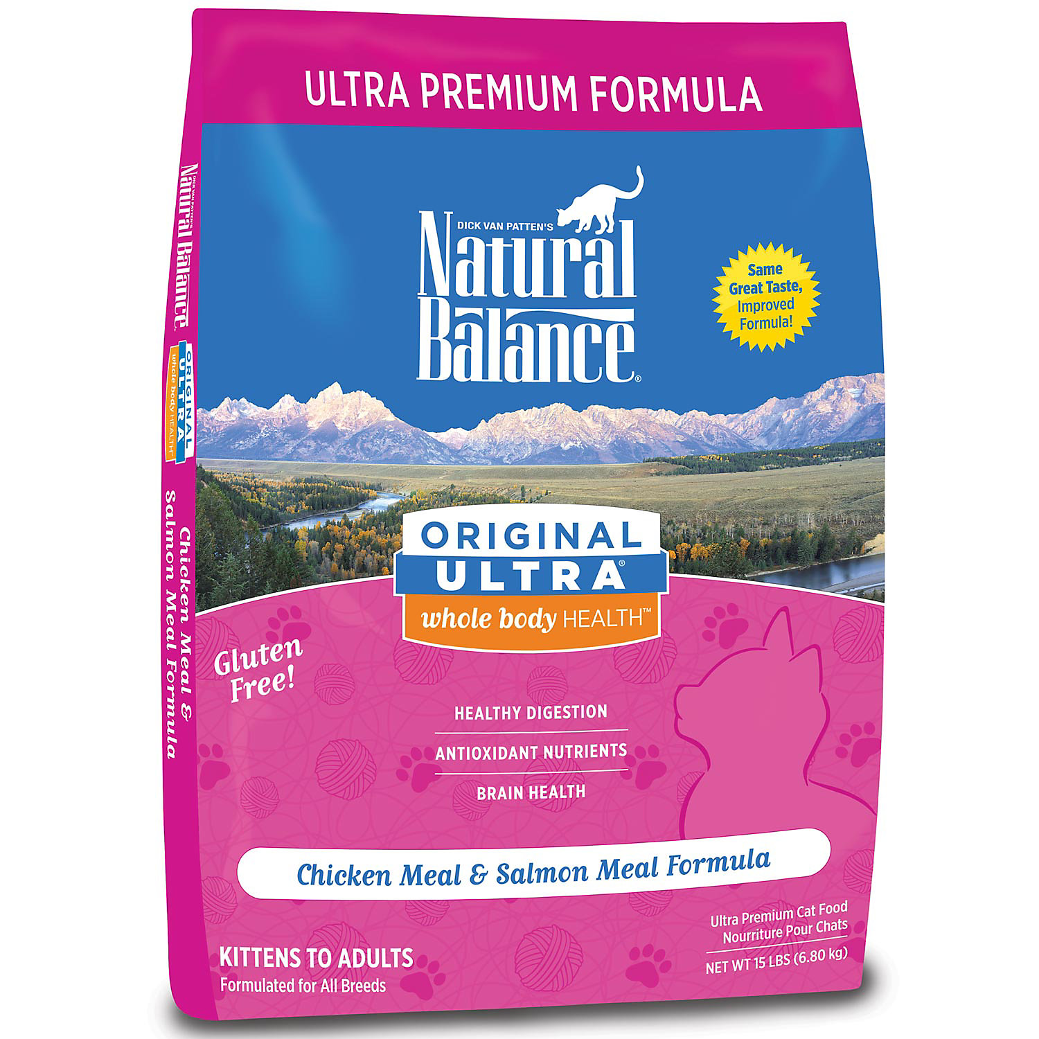 Natural Balance Original Ultra Whole Body Health Cat Food 15 Lbs. Natural Balance Original Ultra Whole Body Health Cat Food 15 Lbs.